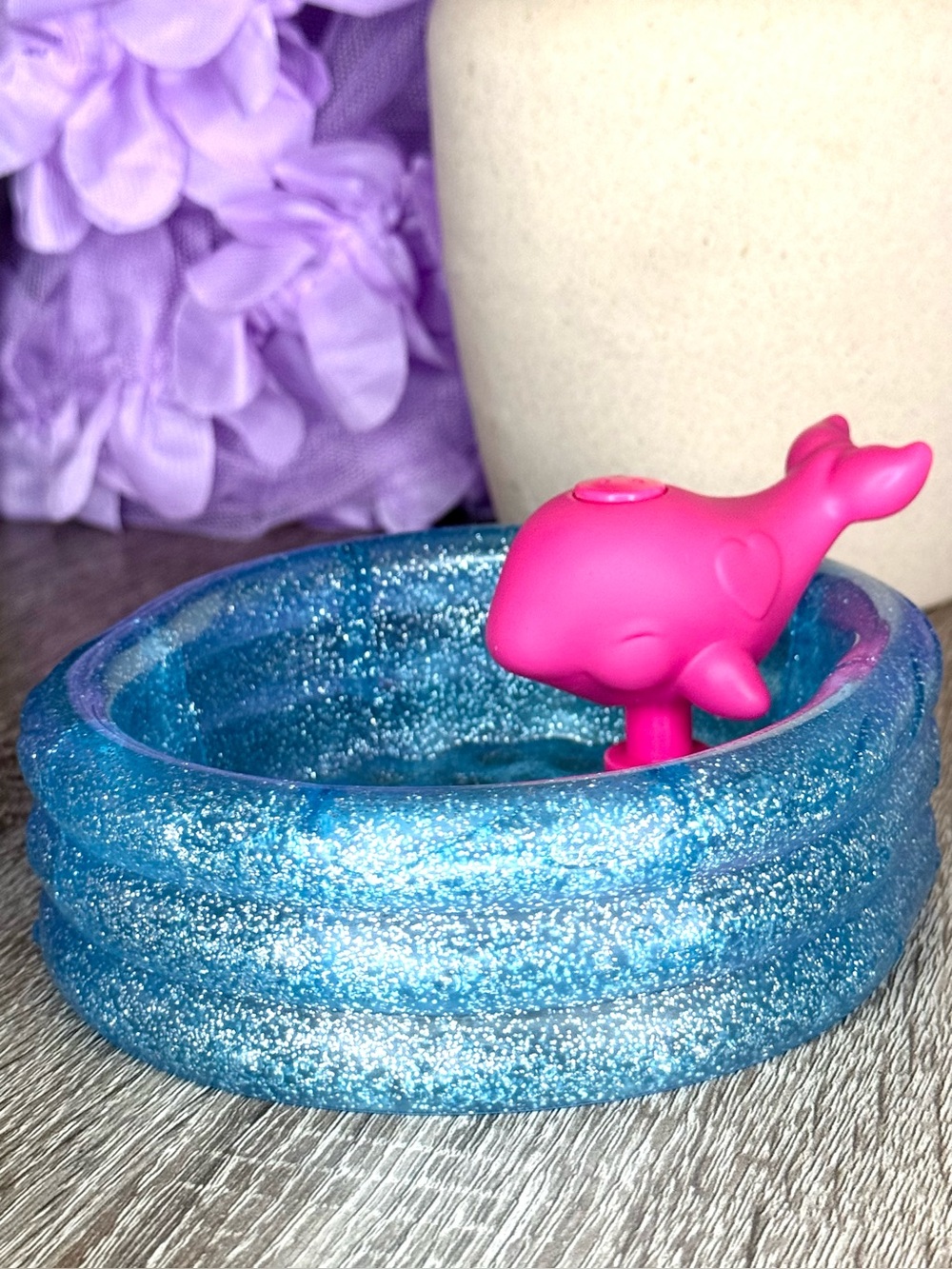 Barbie Mattel Chelsea pool with pink dolphin splash pad